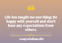 Sad Quotes About Life And Love Life has taught me one thing: Be happy